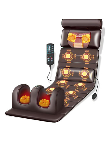 Alfombra de Masaje Vibrante Lvrunben con Calefacción 55x181cm