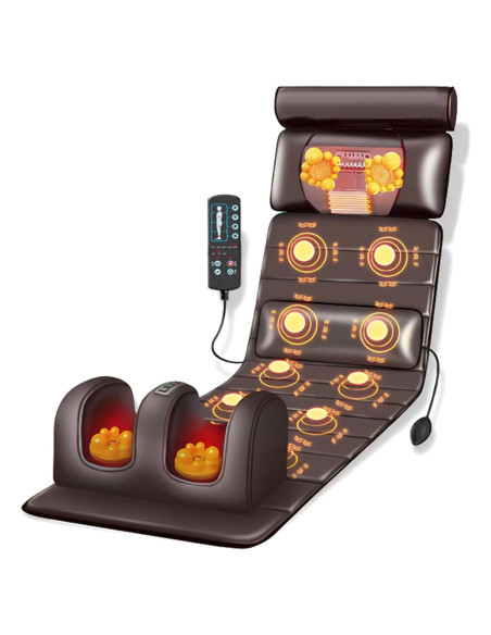 Alfombra de Masaje Vibrante Lvrunben con Calefacción 55x181cm