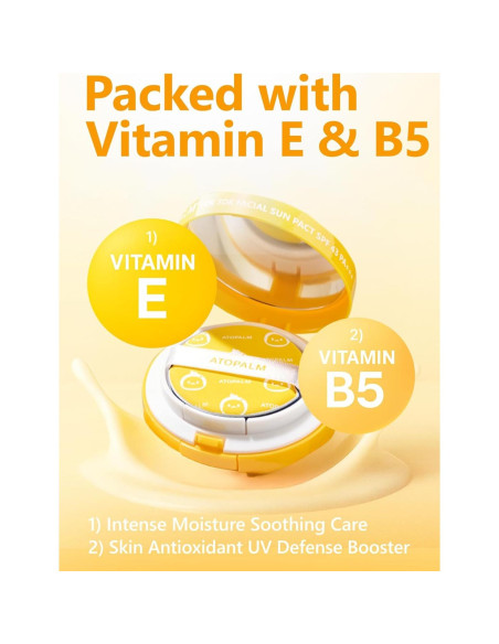 ATOPALM Tok Tok Pacto Solar Facial SPF43 PA+++ 15g