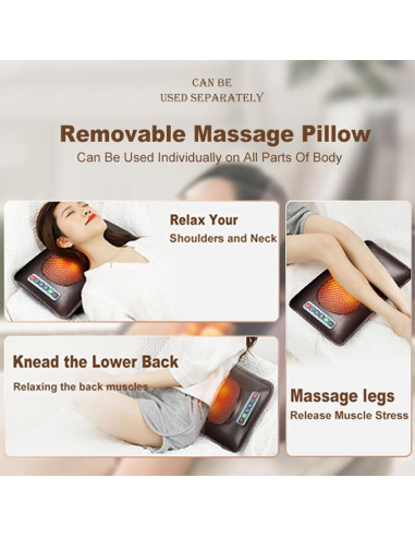 Alfombra de Masaje Vibrante Lvrunben con Calefacción 55x181cm