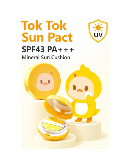 ATOPALM Tok Tok Pacto Solar Facial SPF43 PA+++ 15g