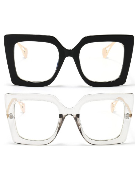 Gafas AIEYEZO Antiluz Azul Sobredimensionadas para Mujeres