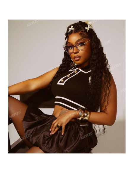 Gafas AIEYEZO Antiluz Azul Sobredimensionadas para Mujeres