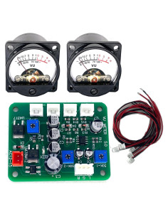 Kit 2 Medidores VU 35mm Cywhrvzsf con Placa de Control