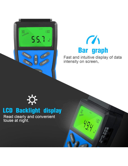 Medidor de Decibelios Portátil INFURIDER con Pantalla LCD