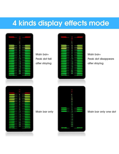 Medidor de Nivel de Sonido LED Douk Audio AK_DB24D_PRO