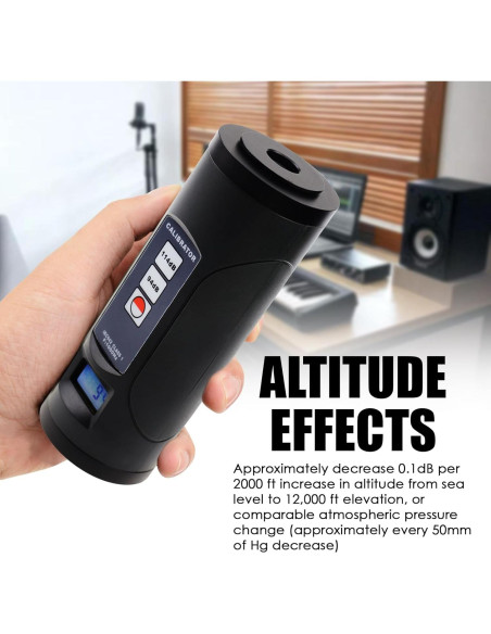 Calibrador de Nivel de Sonido TekcoPlus SLTK-885B 94-114dB