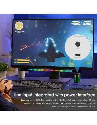 Medidor de Nivel de Sonido LED Douk Audio AK_DB24D_PRO