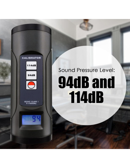 Calibrador de Nivel de Sonido TekcoPlus SLTK-885B 94-114dB