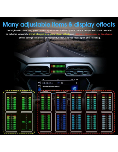 Medidor de Nivel de Sonido LED Douk Audio AK_DB24D_PRO