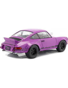 Coche Coleccionable Solido 1:18 Porsche 911 RSR Púrpura 2