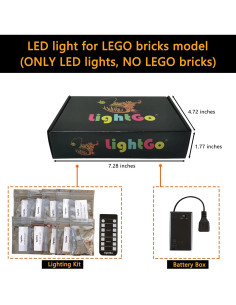 Kit de Iluminación LED LightGo para Lego 21265 Minecraft 2