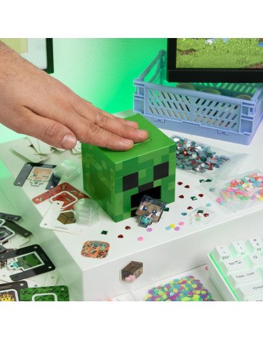 Hacedor de Stickers 3D Minecraft Creeper Paladone - Kit DIY para Niños