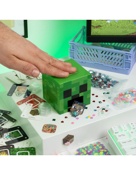 Hacedor de Stickers 3D Minecraft Creeper Paladone - Kit DIY para Niños