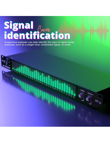 Analizador de Espectro de Audio BDS PP-31 LED 31 Bandas