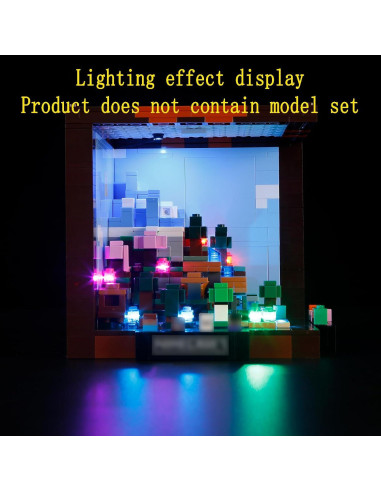 Kit de Iluminación LED GEAMENT para Lego Minecraft 21265