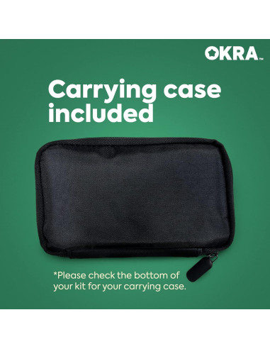 Kit de Monitor de Azúcar en Sangre OKRA PRO - 25 Tiras, Bluetooth