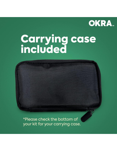 Kit de Monitor de Azúcar en Sangre OKRA PRO - 25 Tiras, Bluetooth