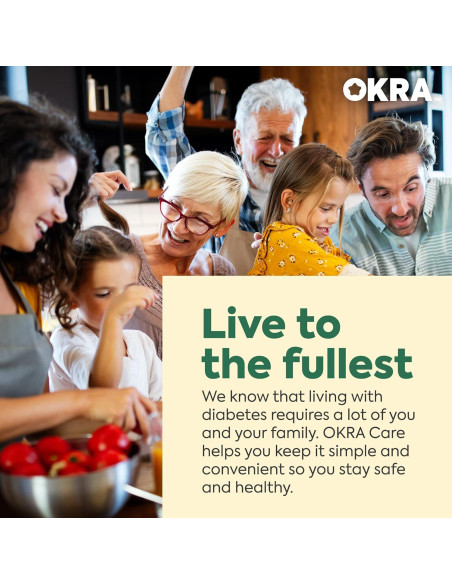 Kit de Monitor de Azúcar en Sangre OKRA PRO - 25 Tiras, Bluetooth