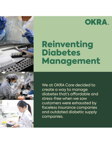 Kit de Monitor de Azúcar en Sangre OKRA PRO - 25 Tiras, Bluetooth