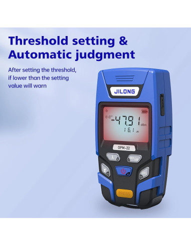 Medidor de Potencia Óptica JILONG OPM-22V -50 a +26dB