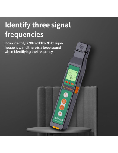 Identificador de Fibra Óptica Komshine KFI-45 - Medidor OPM y VFL