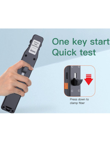 Identificador de Fibra Óptica Komshine KFI-45 - Medidor OPM y VFL