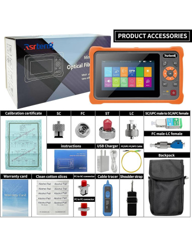 Probador OTDR de Fibra Óptica Rsrteng RSO-4000T 1610nm 22dB