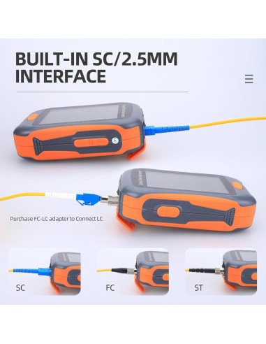 Mini OTDR Reflectómetro de Fibra Óptica ANPTAIKE OTDR-2800 20dB
