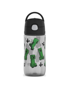 Botella de Hidratación Plástica THERMOS FUNtainer 473 ml Minecraft