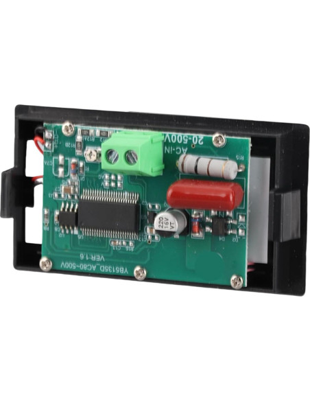 Voltímetro Digital AC Walfront YB5135D 80-500V Pantalla LCD