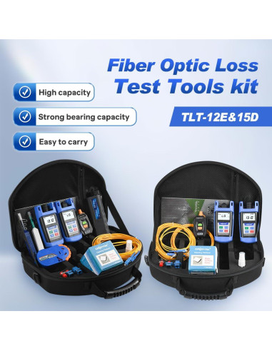Kit de Herramientas FTTH Orientek TLT-7E Medidor de Potencia Óptica