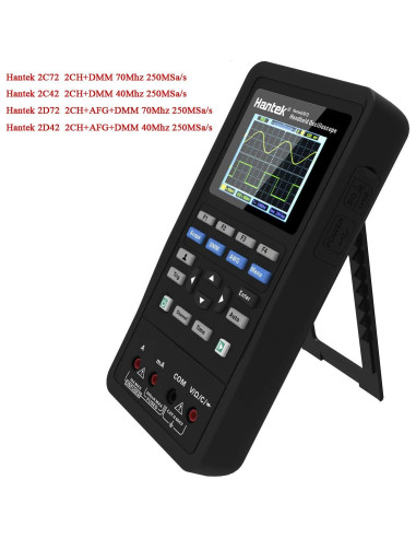Osciloscopio Digital Hantek 2D42 3 en 1 Multímetro 40MHz