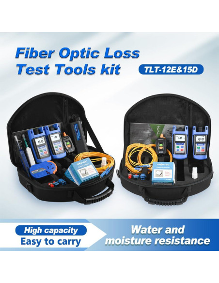 Kit de Herramientas FTTH Orientek TLT-7E Medidor de Potencia Óptica