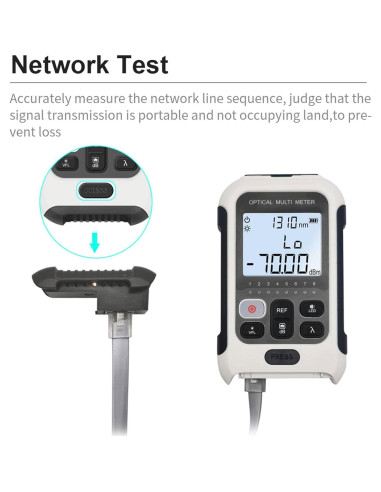 Medidor de Potencia de Fibra Óptica Fafeicy 800-1700nm