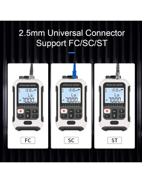 Medidor de Potencia de Fibra Óptica Fafeicy 800-1700nm