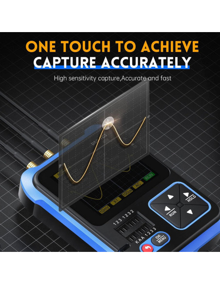 Osciloscopio Digital Portátil Hilitand 3 en 1 500 kHz