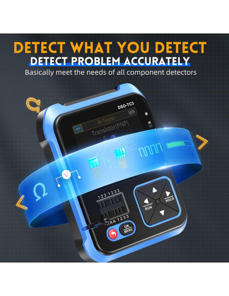 Osciloscopio Digital Portátil Hilitand 3 en 1 500 kHz