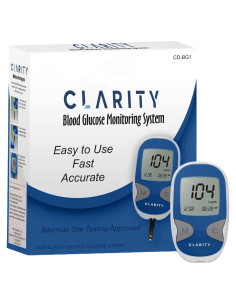 Kit Medidor de Glucosa en Sangre Clarity Diagnostics BG1000