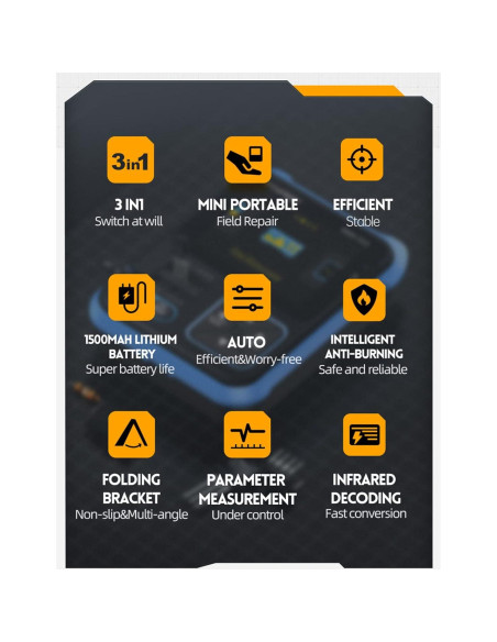 Osciloscopio Digital Portátil Hilitand 3 en 1 500 kHz