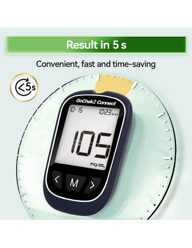 Kit de Prueba de Azúcar en Sangre MicroTech Bluetooth 10 Tiras