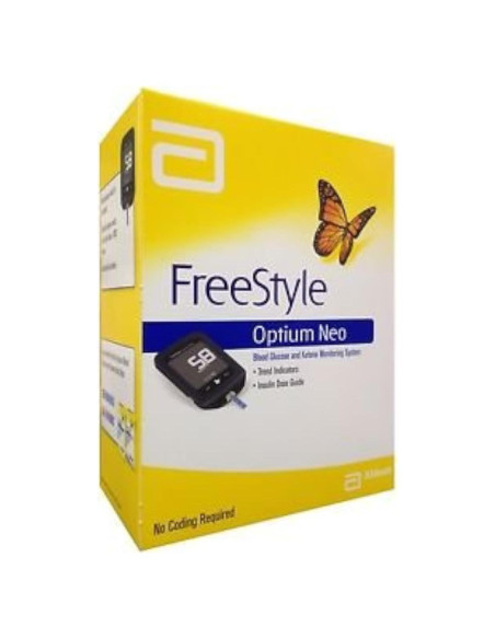 Glucometro Freestyle Optium con 100 Tiras Individuales