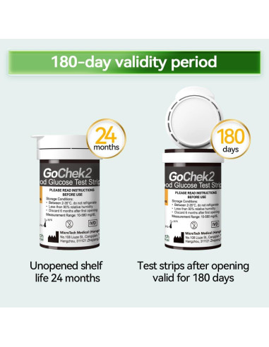 Kit de Prueba de Azúcar en Sangre MicroTech Bluetooth 10 Tiras