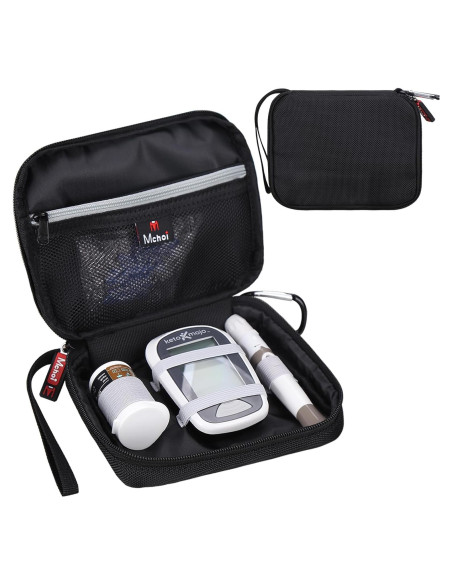 Estuche Organizador para Suministros de Diabetes Mchoi 17.3x14cm Estuche Organizador para Suministros de Diabetes Mchoi 17.3x14cm
