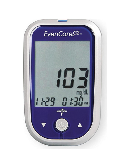 Medidor de Glucosa Medline EvenCare G2 - Resultados en 6 Segundos