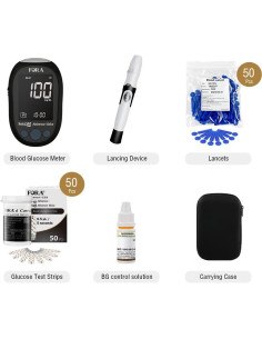 Kit de Monitoreo de Glucosa Fora Test N'GO Advance Voice 2