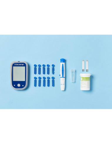 Kit Monitor de Glucosa Medline EvenCare G2, Resultados Rápidos