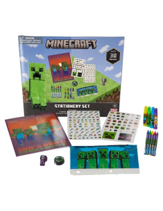 Juego de Arte Minecraft 30 Piezas con Estuche para Niños