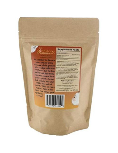 Té de Lactancia Orgánico Birth Song Botanicals 40 Porciones
