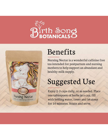 Té de Lactancia Orgánico Birth Song Botanicals 40 Porciones